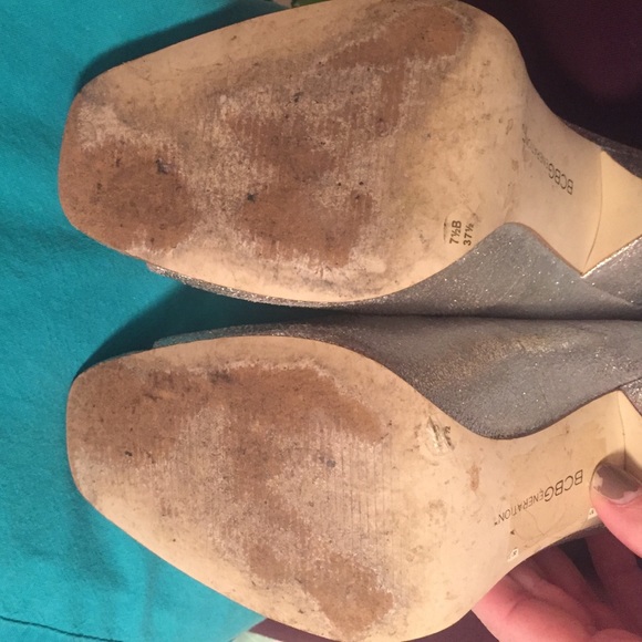 Bcbgengeration Silver Open-Toe Pump - image 2