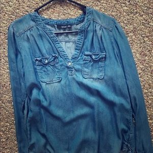 Long sleeve 1/4 button shirt