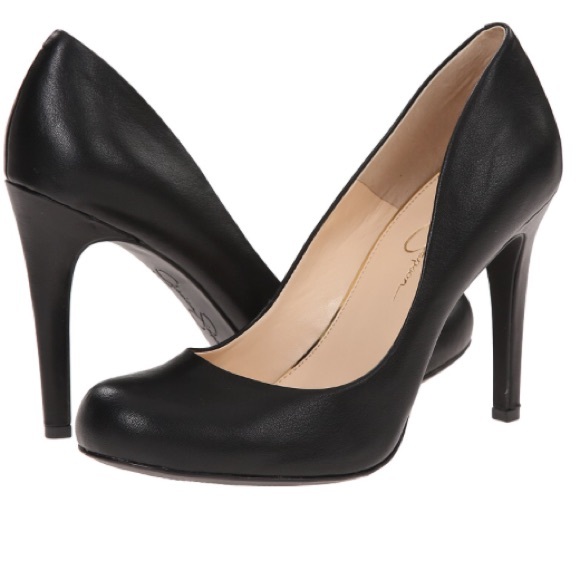 Jessica Simpson Black Calie Heels
