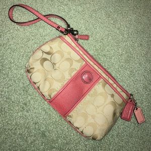 Coach wristlet