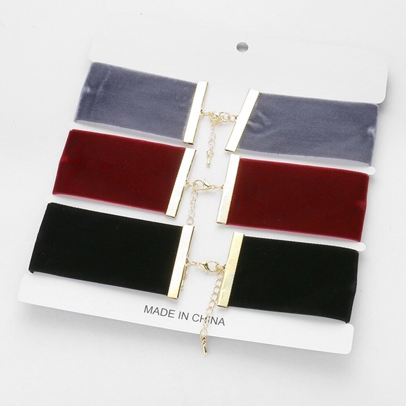 ON SALE - 3PC Choker Necklaces - Picture 2 of 2