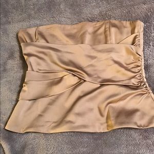 BCBG Gold Bustier