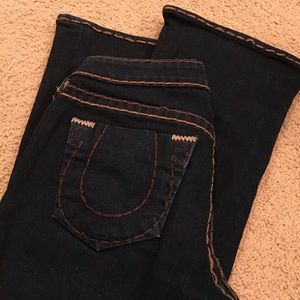 True Religion Jeans 29 flare dark wash