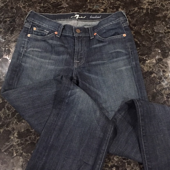 7 for all mankind blue jeans size 27