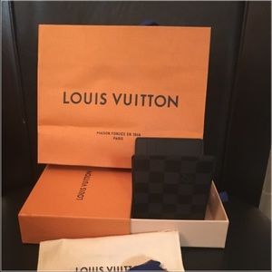 Louis Vuitton small paper and receipt holder