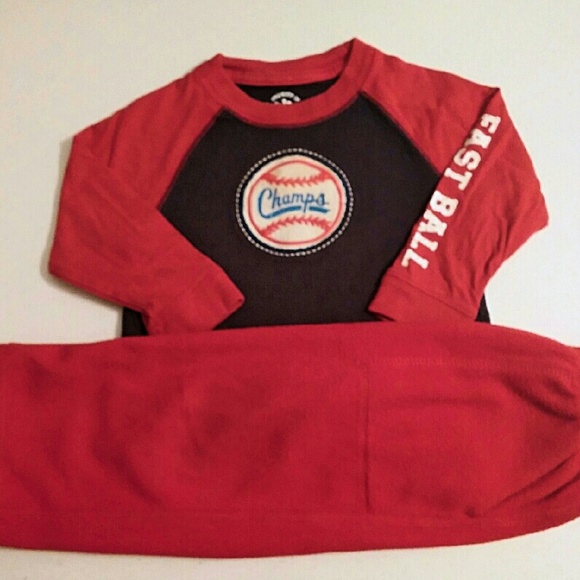 ~Osh Kosh 18M Baseball Top w/Fleece Pants~