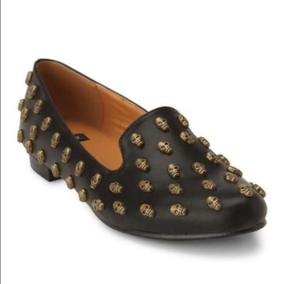 Skull Studded Loafers