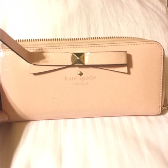 kate spade Handbags - SALE - Kate Spade pink bow wallet