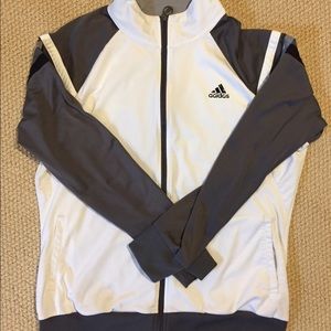 Great Adidas zip up workout jacket used good shape