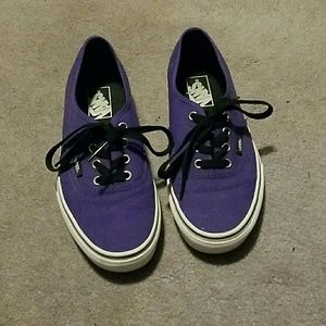 Purple Authentic Vans