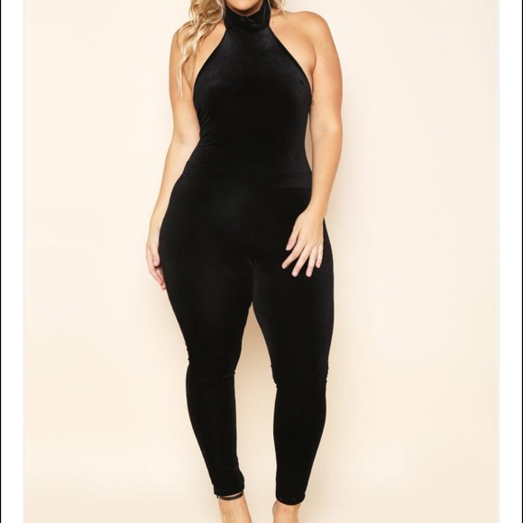 Sexy Velvet Jumpsuit