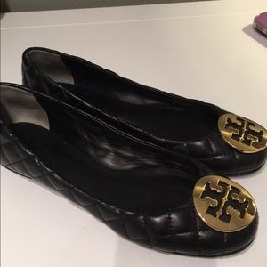 Tory Burch Quinn quilted leather ballet flats