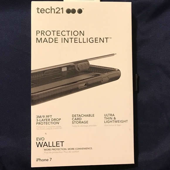iPhone 7 Tech 21 EVO CASE WALLET 📱 - Picture 1 of 4