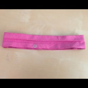 Lululemon pink headband