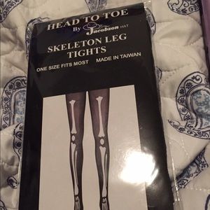 Skeleton tights