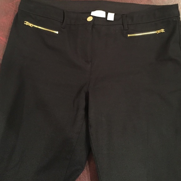 Chico's so slimming petite w/zipper & reg pockets - Picture 4 of 4