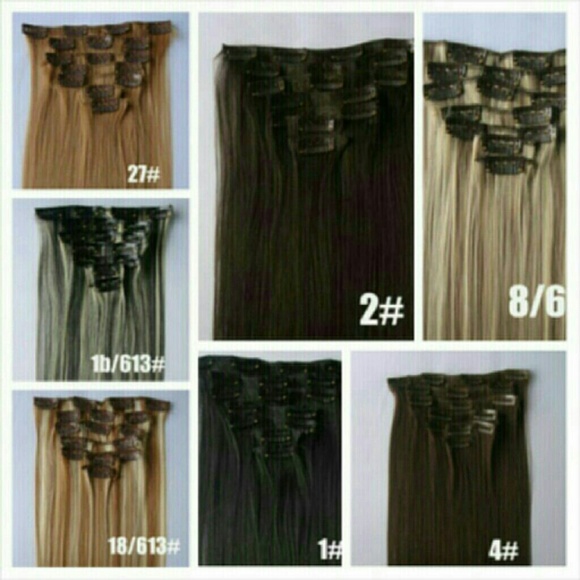 Dark Brown Full Head Clip-in Extension