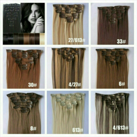Dark Brown Full Head Clip-in Extension main image 4