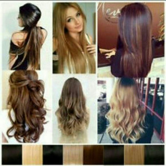 Dark Brown Full Head Clip-in Extension