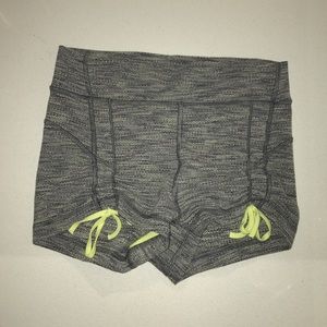 Lulu Lemon high waisted short with ties in front