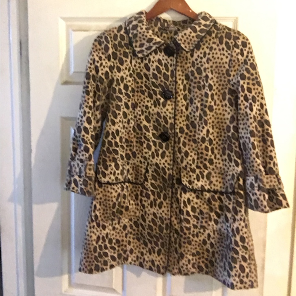 🚫SOLD🚫H&M cheetah jacket / coat