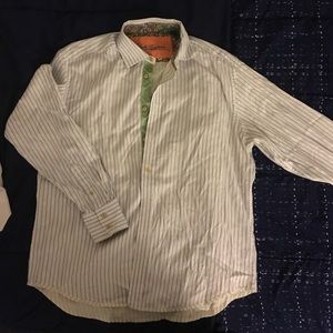 Robert Graham XL dress shirt white button down