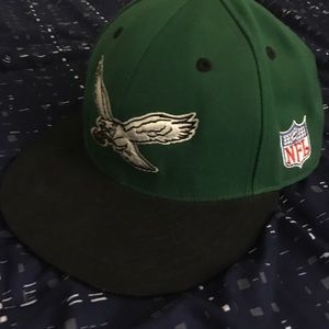 Mitchell & Ness Philadelphia Eagles Flat Brim Hat