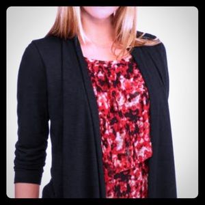 Black & red "twofer" shirt