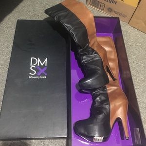 DMSX knee boots by Donald J Pliner