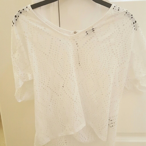 T-shirt Manches Longues Mossimo - Blanc - Taille L - Neuf Avec étiquettes Femme