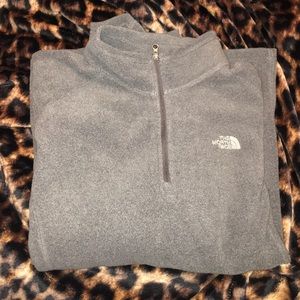 North Face half zip fleece pullover