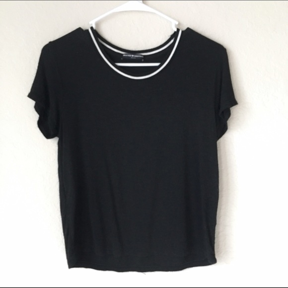 Brandy Melville Black and White Top