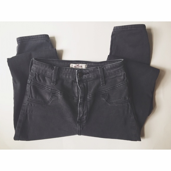 Black High Waisted Skinny Jeans