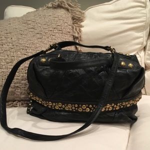 Kooba Black Leather Satchel