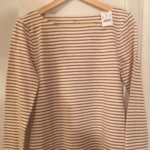 J. Crew Artist Tee - NWT - Gold metallic