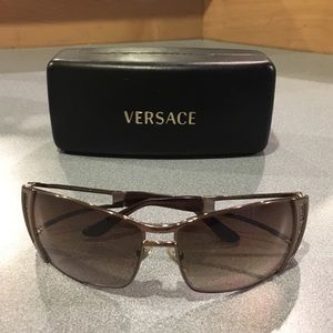 Women's Versace Wrap-Around Sunglasses
