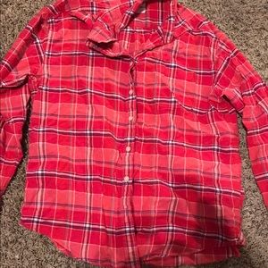American Eagle plaid long sleeve. Great condition