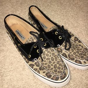 Cheetah Print Sperry Top Sider