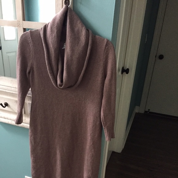 Maternity sweater dress