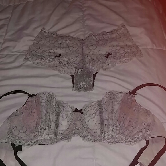 Matching Victoria secret bra and panty set!