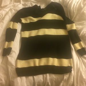 Forever 21 oversized stripped sweater.
