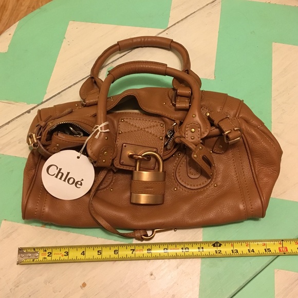 CHLOE' light brown leather handbag
