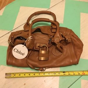 CHLOE' light brown leather handbag