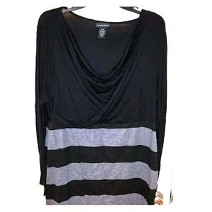 Black and Grey Lane Bryant Dress