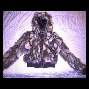 Guess Stella Faux Fur Jacket