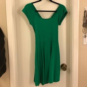 Cross back skater dress
