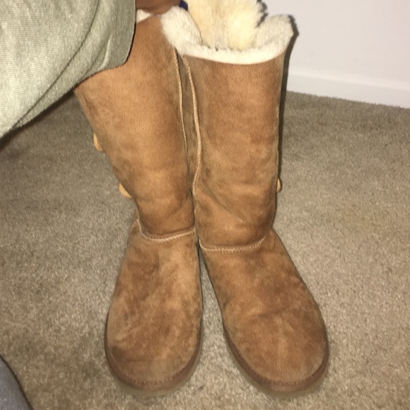 UGG Shoes - Brown chestnut button up tall ugg boots. UGG Shoes - Brown chestnut button up tall ugg boots.