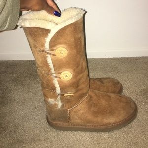 UGG Shoes - Brown chestnut button up tall ugg boots. UGG Shoes - Brown chestnut button up tall ugg boots.