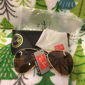 NWT ray-ban women's aviators