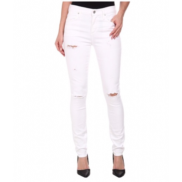 AGOLDE Denim - AGOLDE Sophie High Rise Jeans in Malibu Distressed
